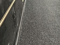 Укладка резинового покрытия в фитнес-клубе